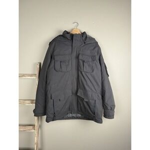 Mens Eddie Bauer 550 Fill Power Down Puffer Zip Jacket size Large